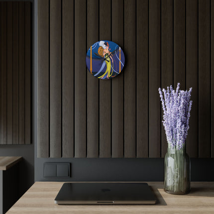 Smoke and Secrets Acrylic Wall Clock