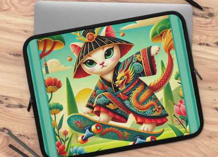 Dragon Dance on Wheels Laptop Sleeve