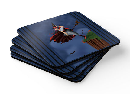 The Enchanted Witch Corkwood Coaster Set