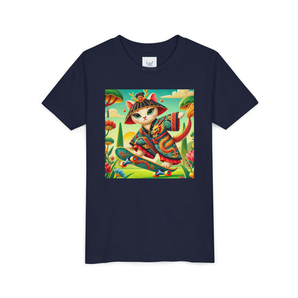 Dragon Dance on Wheels Youth Short Sleeve Tee