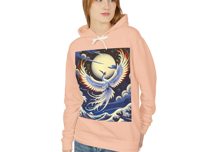 Majestic White Crane Hoodie