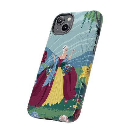🌹🌿 The Willow Garden Promenade Phone Case – Art Deco Floral Elegance