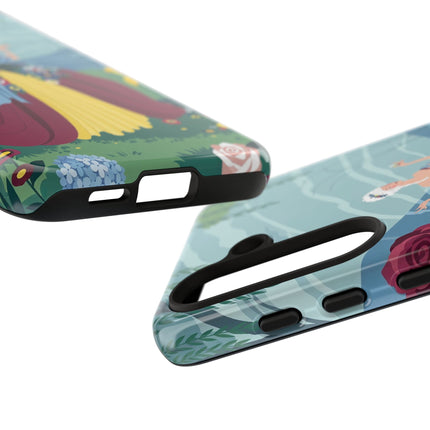🌹🌿 The Willow Garden Promenade Phone Case – Art Deco Floral Elegance