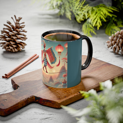 The Lantern Walker Colorful Mugs (11oz, 15oz)