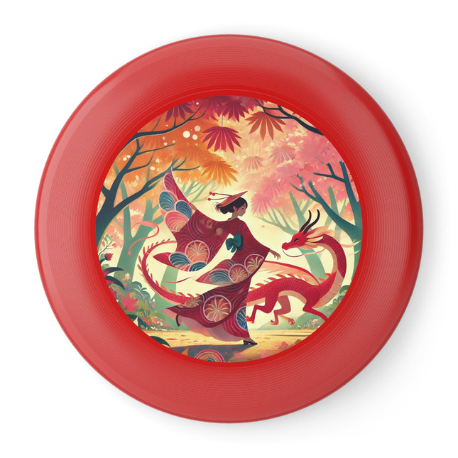 Dragon Fairy’s Dance Wham-O Frisbee – Graceful Flames & Maple Magic
