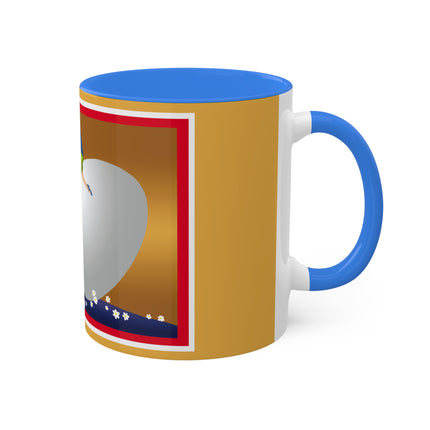 Crack-Up Comedy: The Great Egg Duel Colorful Mugs, 11oz