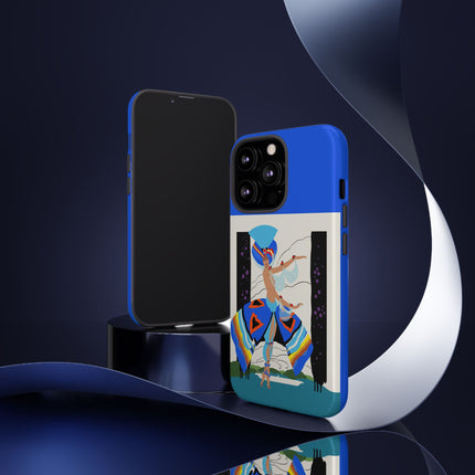 Exotic Dancer Phone Case – Vibrant Performance & Art Deco Flair