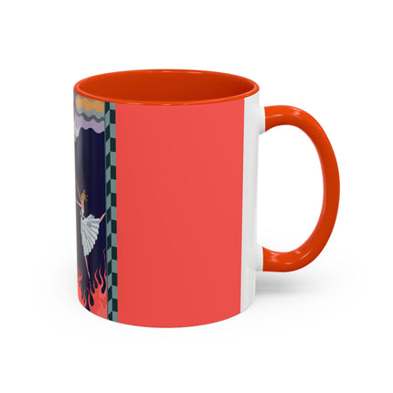 The Firebird's Awakening Colorful Mug (11oz, 15oz) – Ballet Fantasy, Mythic Fire & Art Deco Drama