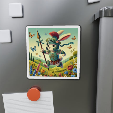 Rabbit Gladiator Die-Cut Magnets (5 Sizes)