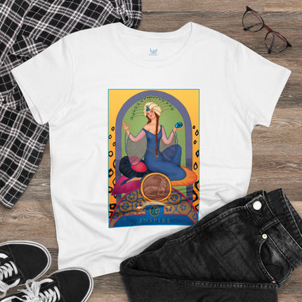 December & Tanzanite (from the Gem Series) by Sofia Chiostri Women's Midweight Cotton Tee