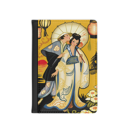 Golden Embrace Passport Cover