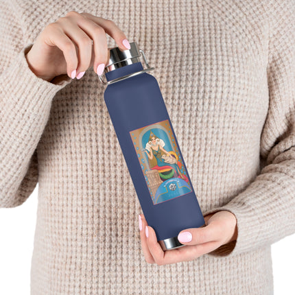 April & Diamond (from the Gem Series) by Sofia Chiostri Copper Vacuum Insulated Bottle, 22oz