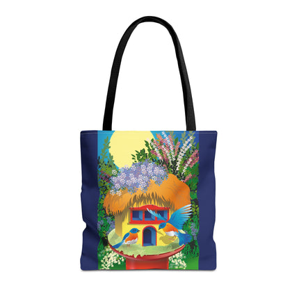 Birdhouse Haven Tote Bag (AOP)