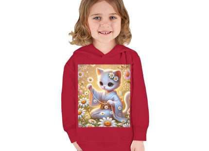 Daisy Chain Whimsy Toddler Pullover Fleece Hoodie