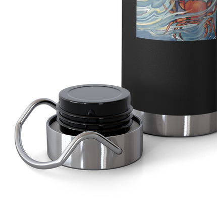 Playful Waves and Fashion Follies Copper Vacuum Insulated Bottle, 22oz