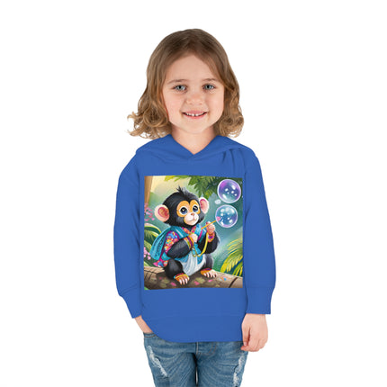 Bubble Magic in the Jungle Toddler Pullover Fleece Hoodie