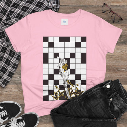 The Crossword Women's Midweight Cotton Tee