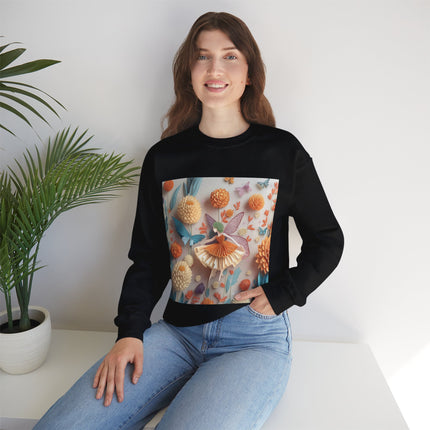 Dahlia Fairy Unisex Heavy Blend™ Crewneck Sweatshirt