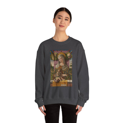 Madonna and Child by Carlo Crivelli Heavy Blend™ Crewneck Sweatshirt