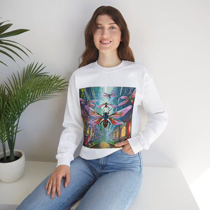 Neon Swarm Unisex Heavy Blend™ Crewneck Sweatshirt