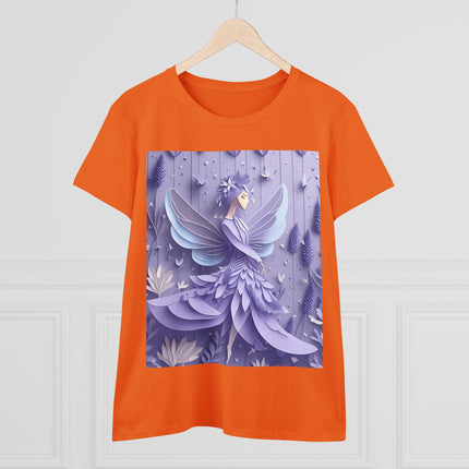 Lavender Fairy Women's Midweight Cotton Tee