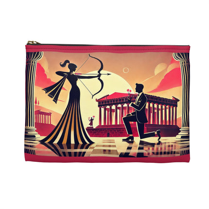 Art Deco Valentine's Romance Accessory Pouch