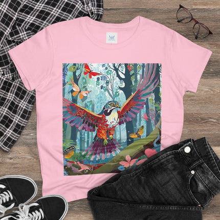 A Colorful Raptor Cotton Tee
