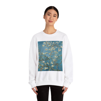 Almond Blossom by Vincent van Gogh Heavy Blend™ Crewneck Sweatshirt