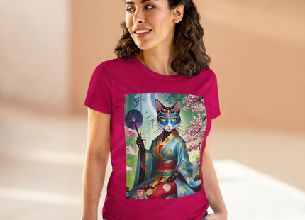 Cyberpunk Geisha Cotton Tee