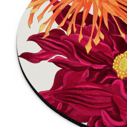 Dahlia by Tanigami Kônan Mouse Pad, Round and Rectangle