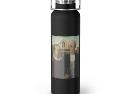 American Gothic by Grant Wood Copper Vacuum Insulated Bottle, 22oz