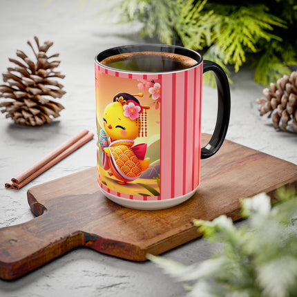 Whimsical Springtime Exchange Colorful Mugs (11oz, 15oz)