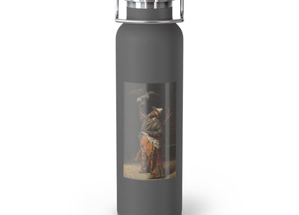 A Rich Kirghiz Huntsman with a Falcon by Vasily Vereshchagin Copper Vacuum Insulated Bottle, 22oz