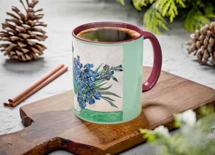 Irises by Vincent Van Gogh Colorful Mugs (11oz, 15oz)