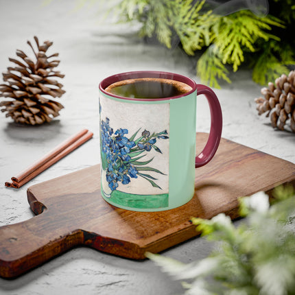 Irises by Vincent Van Gogh Colorful Mugs (11oz, 15oz)