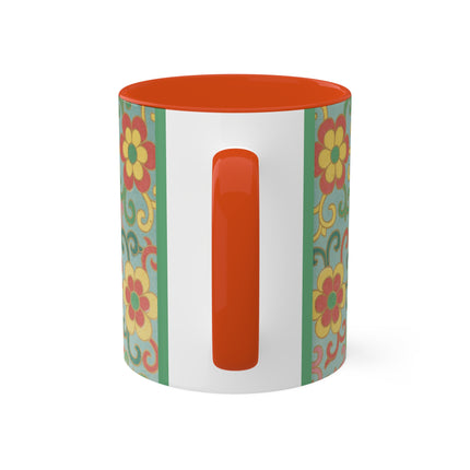 Examples of Chinese Ornament, Pl.09 by Owen Jones Colorful Mugs, 11oz