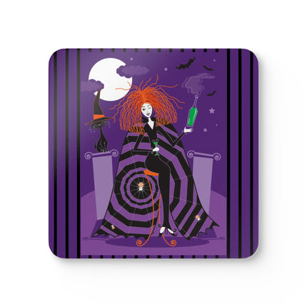 Mystic Elegance Corkwood Coaster Set
