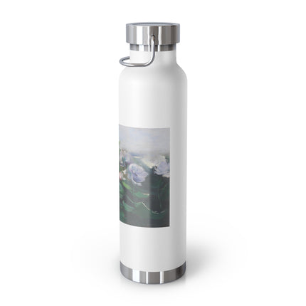 Water Lilies by Karl Hagemeister Copper Vacuum Insulated Bottle, 22oz
