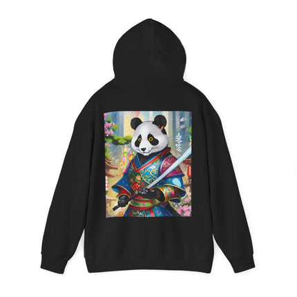 Cyberpunk Samurai Panda – Heavy Blend™ Hooded Sweatshirt