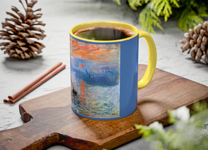 Sunrise by Claude Monet Colorful Mugs (11oz, 15oz)