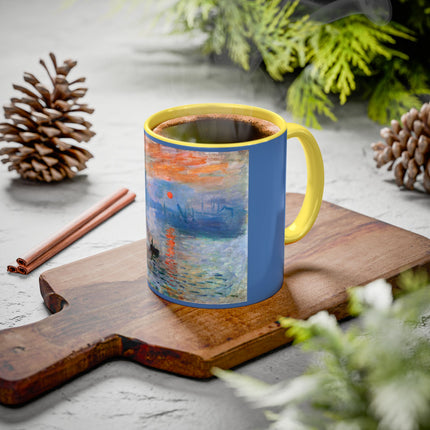 Sunrise by Claude Monet Colorful Mugs (11oz, 15oz)
