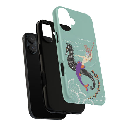 Mermaid on Seahorse Phone Case – Mythic Ocean Grace