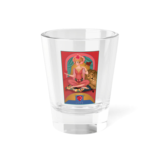 July & Ruby (from the Gem Series) by Sofia Chiostri Shot Glass, 1.5oz