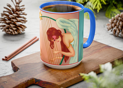 Heavenly Angel Duet Colorful Mugs (11oz, 15oz)