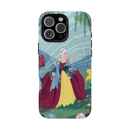 🌹🌿 The Willow Garden Promenade Phone Case – Art Deco Floral Elegance