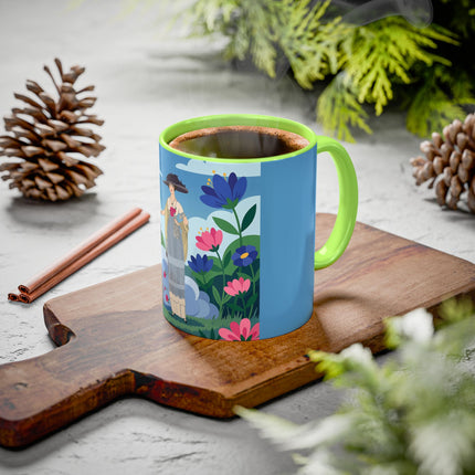 Garden Of New Beginnings Colorful Mugs – Art Deco Floral Elegance