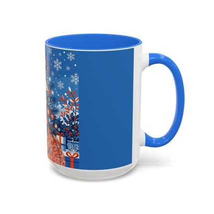 🎋❄️ The Winter Lantern Celebration Colorful Mug – Elegant Asian Christmas Fantasy