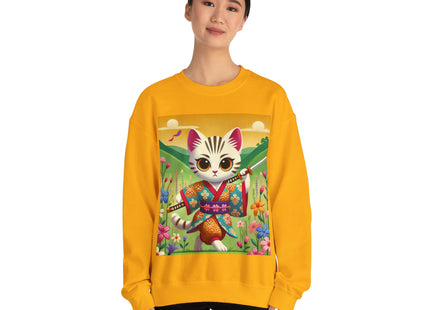 Samurai Kitten Unisex Heavy Blend™ Crewneck Sweatshirt