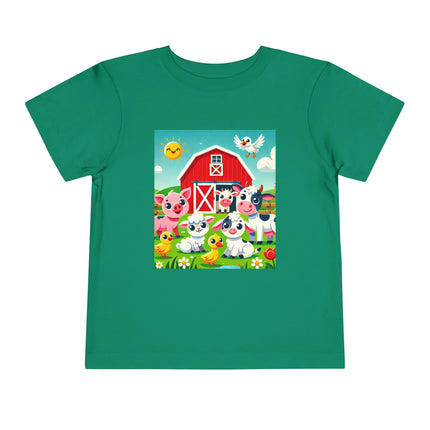 Happy Barnyard Morning Toddler Short Sleeve Tee