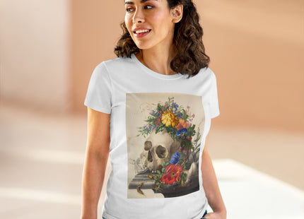 Vanitas Still Life by Herman Henstenburgh Women's Midweight Cotton Tee